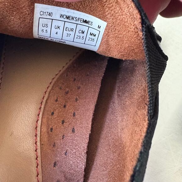 COBB HILL by New Balance Women's 6.5 Laurel Slip Ons Black Leather Heel NWOB - Picture 4 of 11